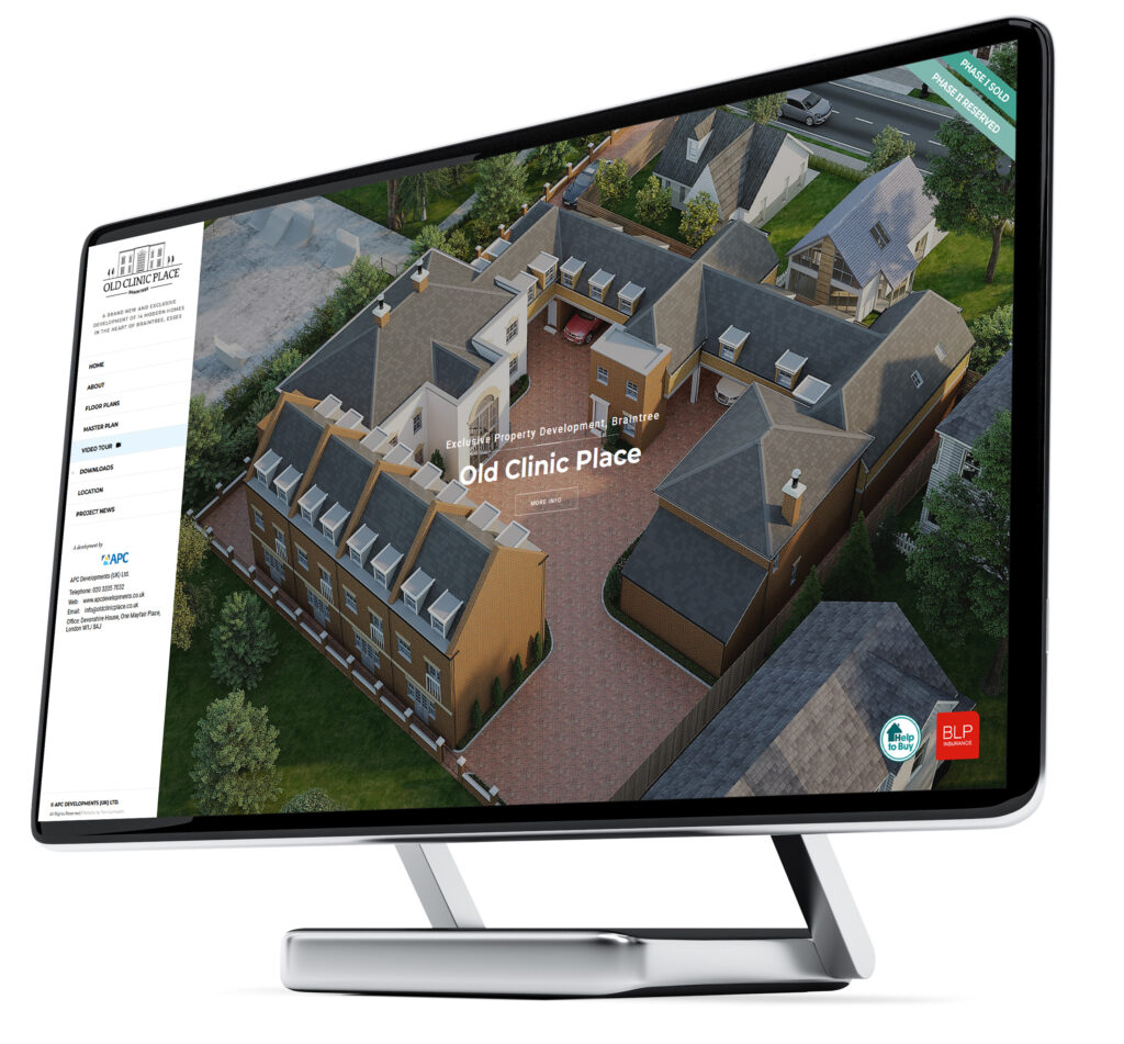 Website design for a property development Website design for a property development