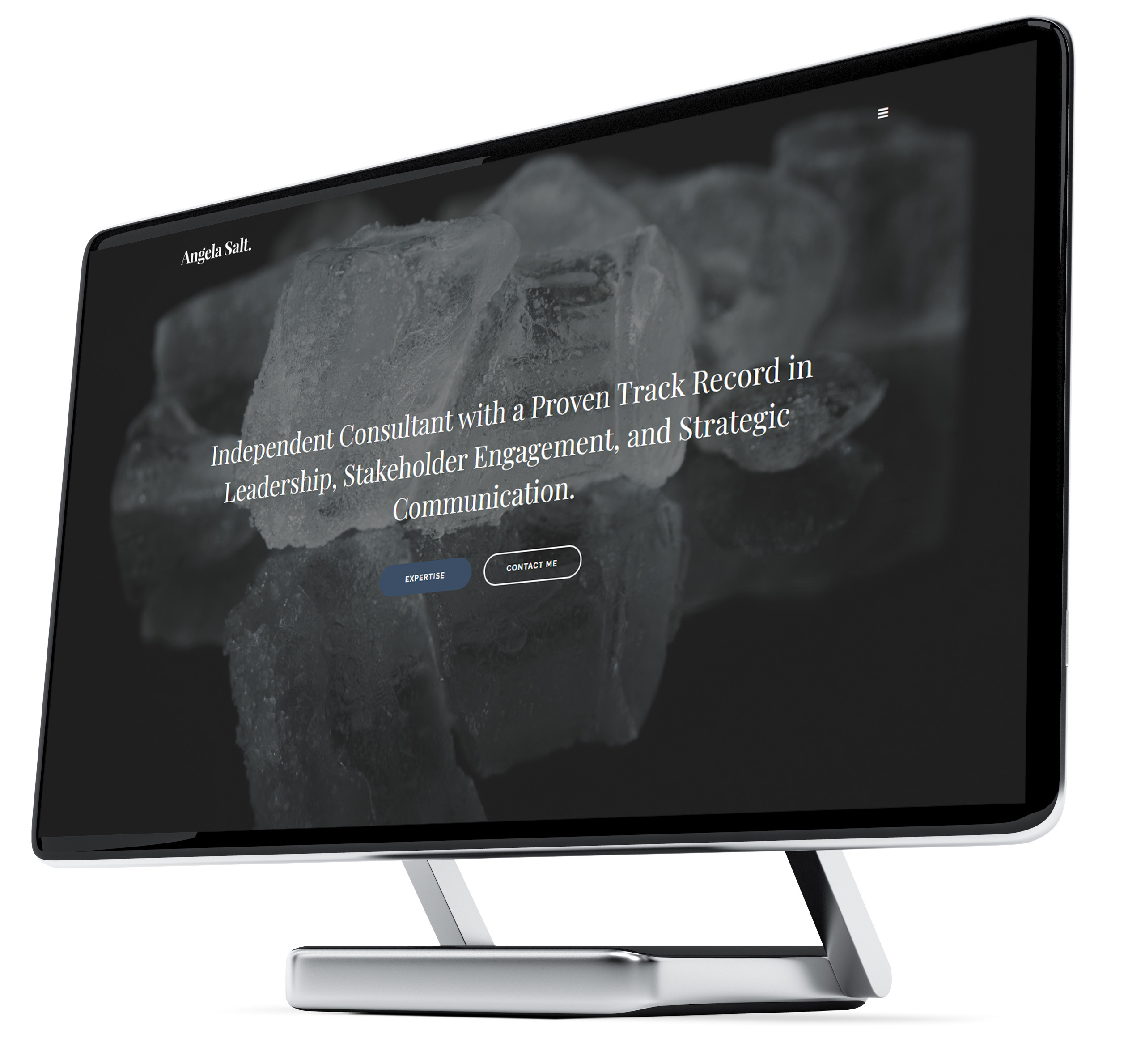 Website design for an independent consultant