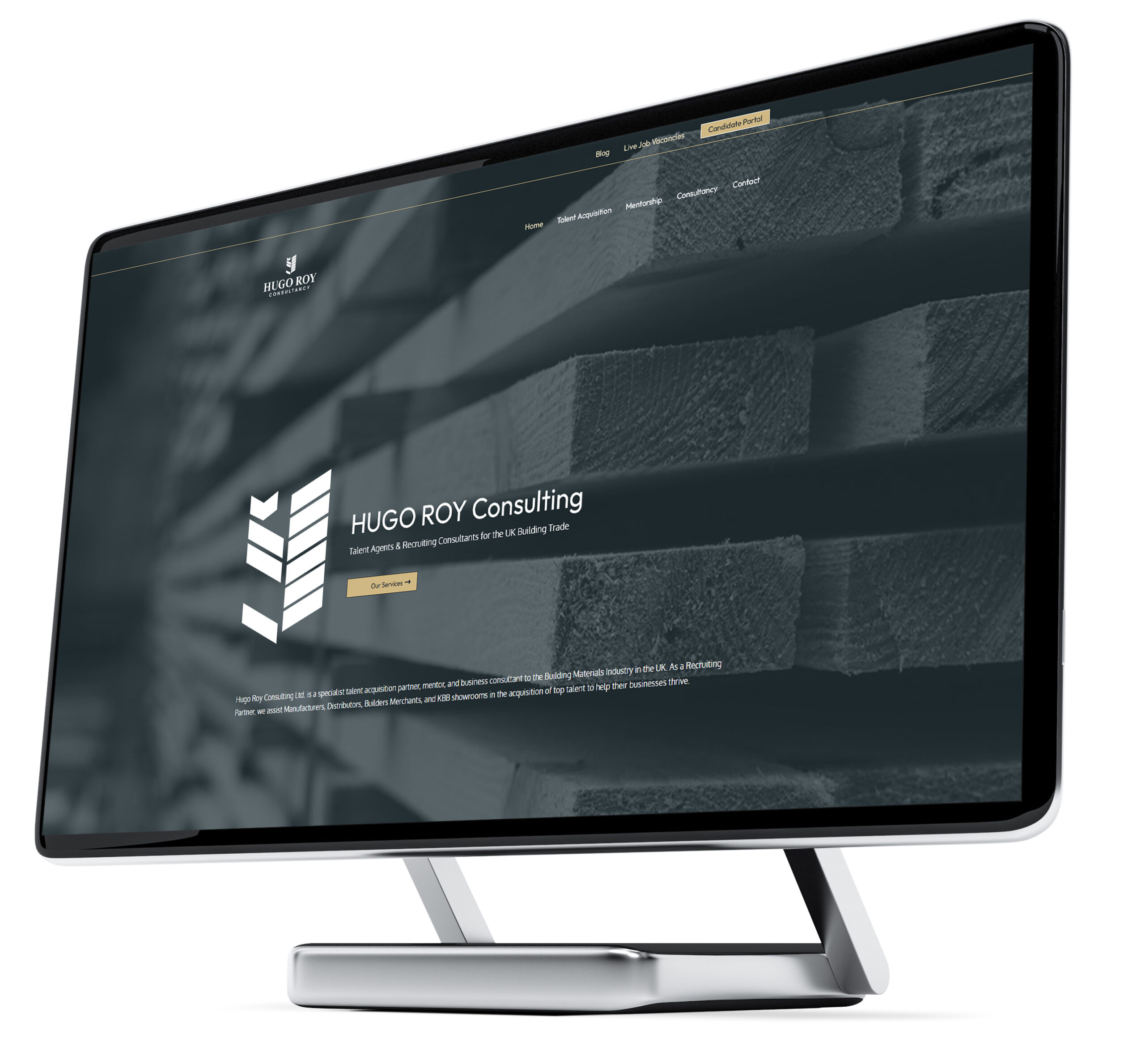 Website design for a business consultant